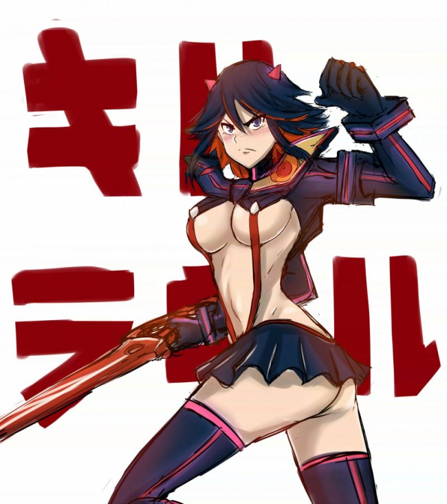 満艦飾マコや纏流子のフルカラーエロ同人画像！！剛毛まんこや拘束プレイなどなど～ (27)