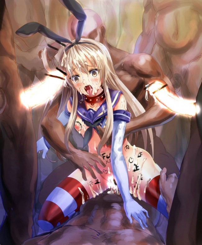 愛宕や島風ら艦娘のフルカラーエロ画像！！色んなちんぽで陵辱されちゃってる～ｗｗ (13)