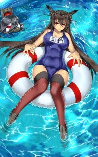 長門のエッチな魅力全開のフルカラーエロ画像だよ～ｗｗｗｗｗｗ