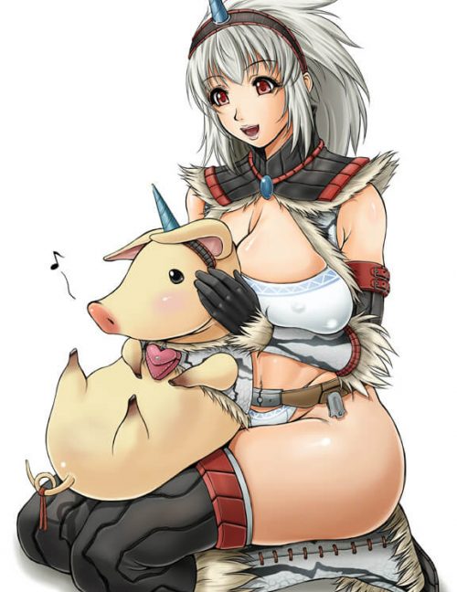 モンスターハンターのエロ同人のフルカラーのエロ画像ですぅｗその1