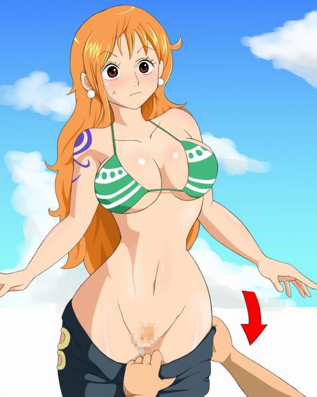 【エロ漫画】ワンピースのエロ同人のフルカラーエロ画像ですぅ！13 (12)
