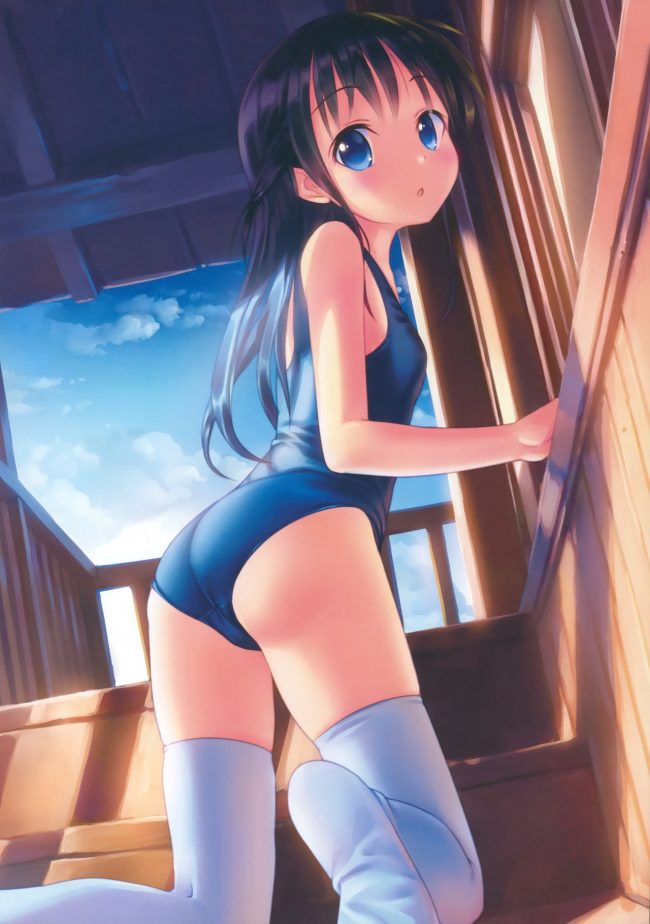 【エロ漫画】スク水少女とか巨乳ちゃんとかのフルカラーエロ画像ですぅ！ (41)
