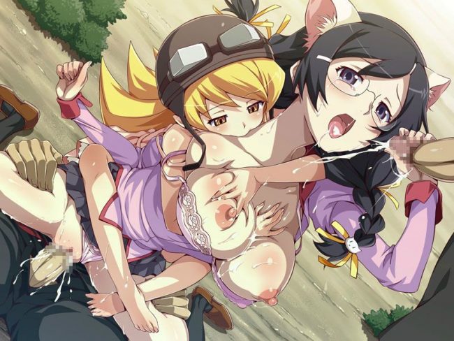 【エロ漫画】化物語のエロ同人のフルカラーエロ画像ですぅ！6 (43)