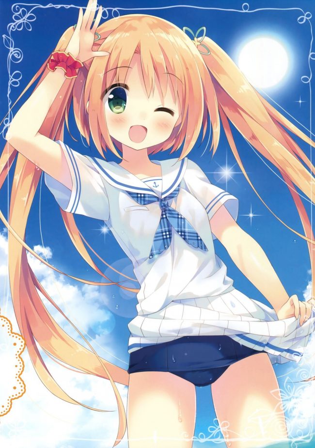 【エロ漫画】スク水少女とか巨乳ちゃんとかのフルカラーエロ画像ですぅ！ (21)