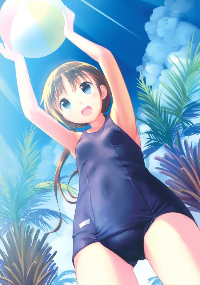 【エロ漫画】スク水少女とか巨乳ちゃんとかのフルカラーエロ画像ですぅ！ (44)