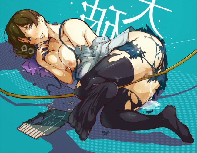 艦これのエロ同人誌のフルカラーエロ画像ですぅ！70 (27)