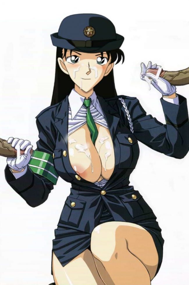 【エロ漫画】エロい婦警さんたちのエロ同人のフルカラーエロ画像ですぅ！ (36)