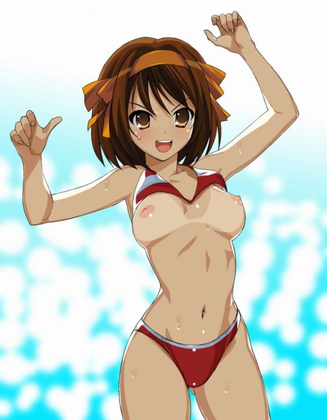 【エロ漫画】涼宮ハルヒの憂鬱のエロ同人のフルカラーエロ画像ですぅ！13(4)