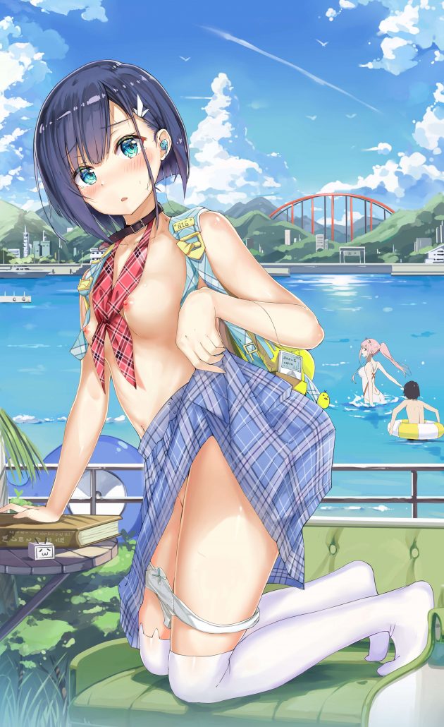 【エロ漫画】野外で青姦エッチしたり露出しちゃってるエロ画像ですぅ【無料 エロ同人】_10