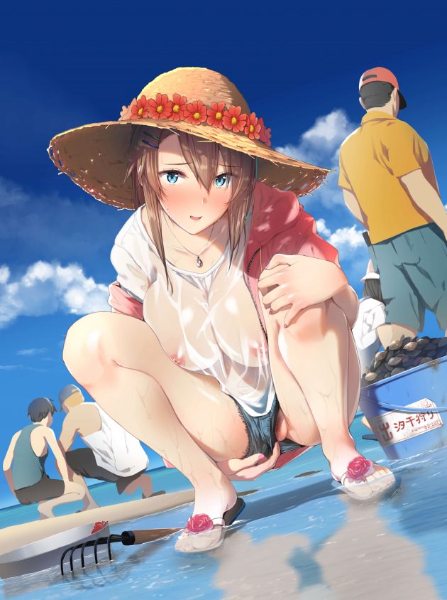 【エロ漫画】野外で青姦エッチしたり露出しちゃってるエロ画像ですぅ【無料 エロ同人】_32