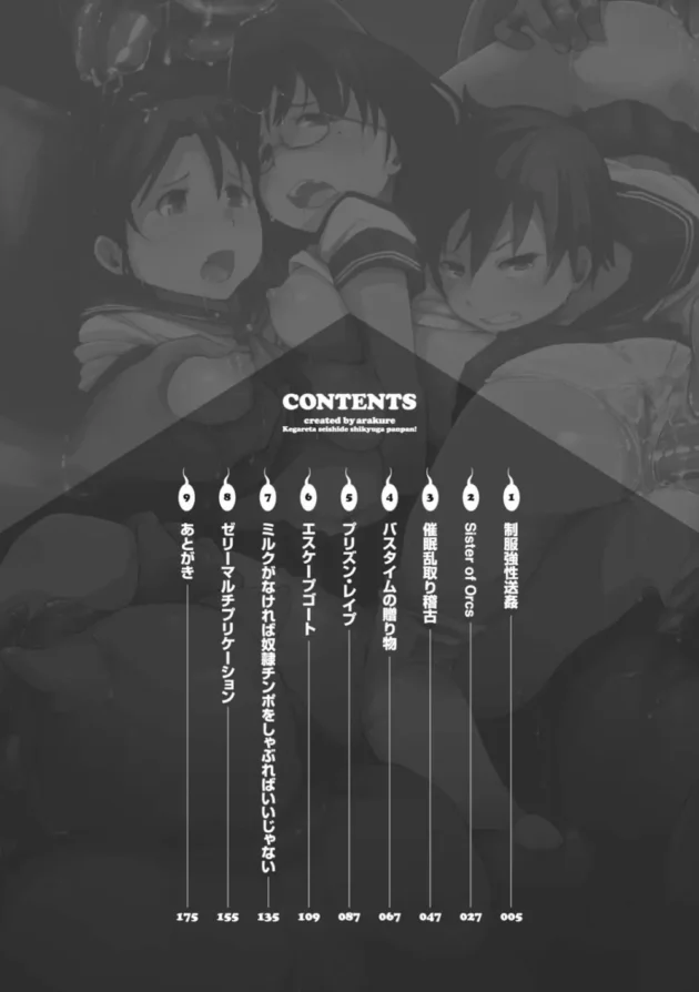 オークにゲームの世界に逆口寄せされた3人の制服JKが輪姦レイプされて躾けられるｗ4