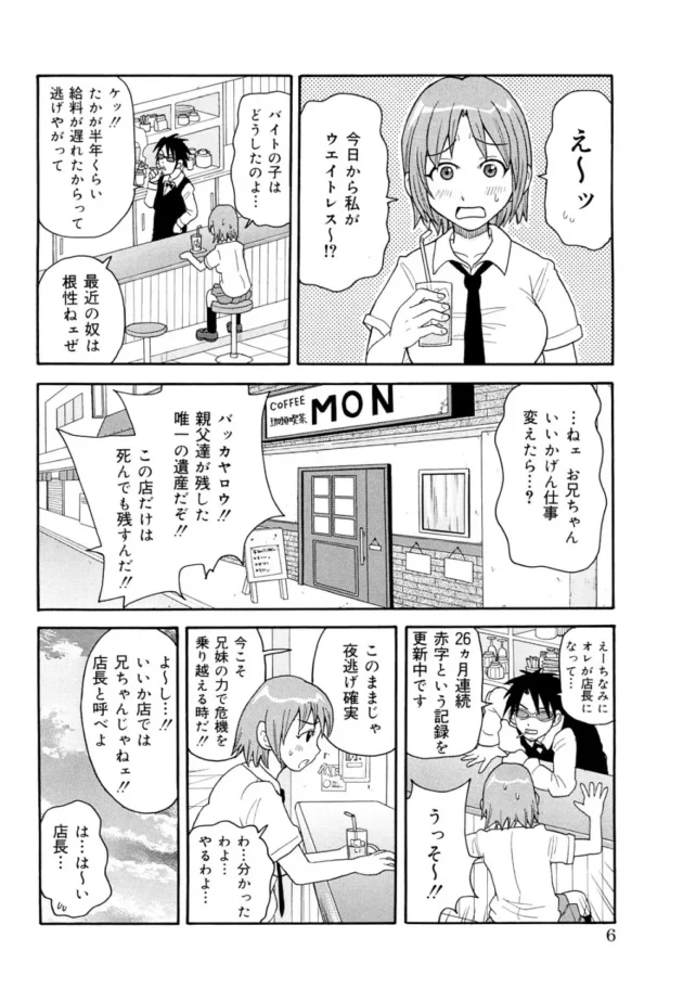 喫茶店をやってるんだけど赤字続きだから女子校生の妹を使って一発逆転を狙ってみた【無料 エロ同人】7
