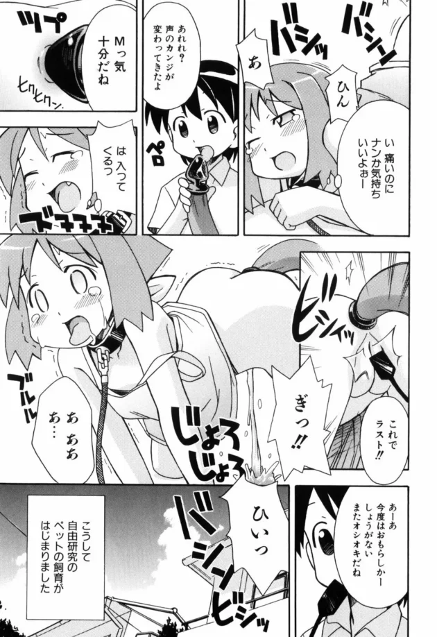 マジキチ注意！夏休みの自由研究で可愛い同級生をペットにして調教した結果【無料 エロ同人】11