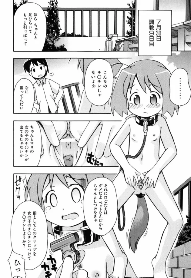 マジキチ注意！夏休みの自由研究で可愛い同級生をペットにして調教した結果【無料 エロ同人】12