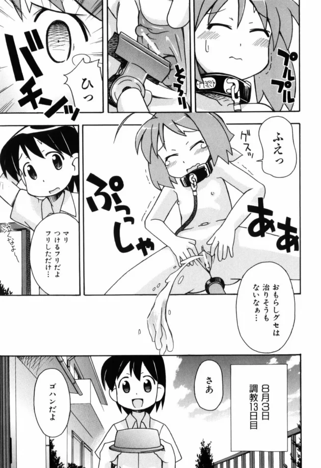 マジキチ注意！夏休みの自由研究で可愛い同級生をペットにして調教した結果【無料 エロ同人】13
