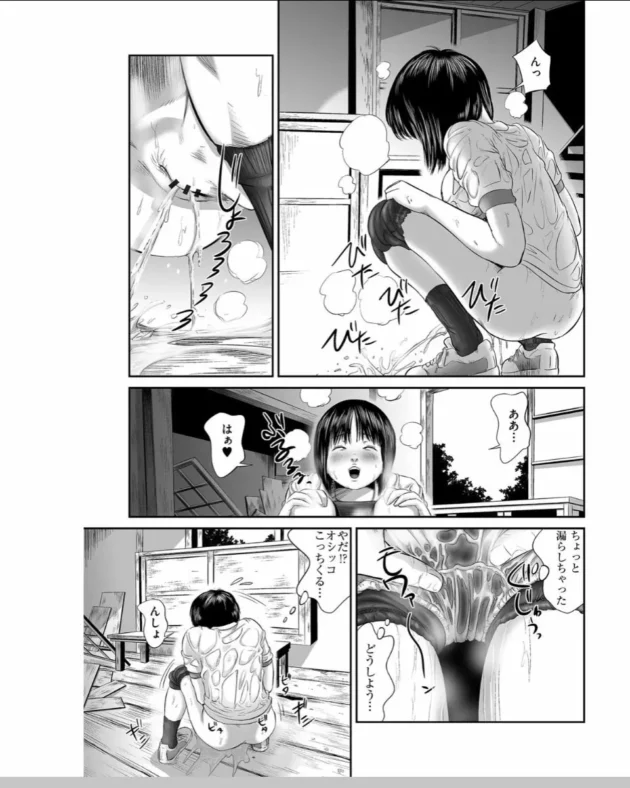 ブルマ女子校生が尿意限界で小屋でおしっこしてたら陵辱輪姦されちゃった【無料 エロ同人】6