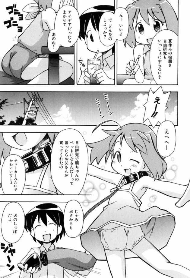 マジキチ注意！夏休みの自由研究で可愛い同級生をペットにして調教した結果【無料 エロ同人】9