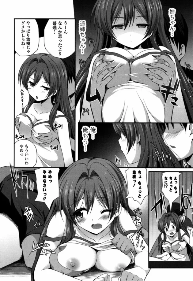 ３歳年上のお姉ちゃんが二十歳の誕生日に酒を飲みながら愚痴を言ってたらイキナリオッパイ揉んでみてって言ってきたから…【無料 エロ同人】10