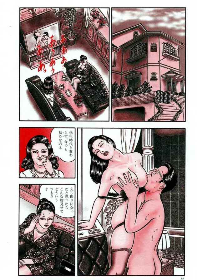 不倫しているママ友にエロビデオを見せられて、家に帰っても興奮が収まらない時に息子の友達が来て【無料 エロ同人】12