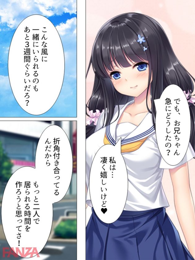 【エロ漫画】黒髪美少女のJK妹に電車内で痴漢プレイして興奮しちゃう兄ｗ【無料 エロ同人】-0006