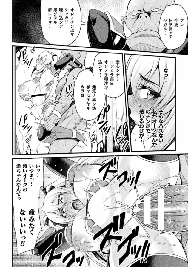 エルフの女戦士がオークに捕らわれてしまい肉便器堕ち…【無料 エロ同人】16