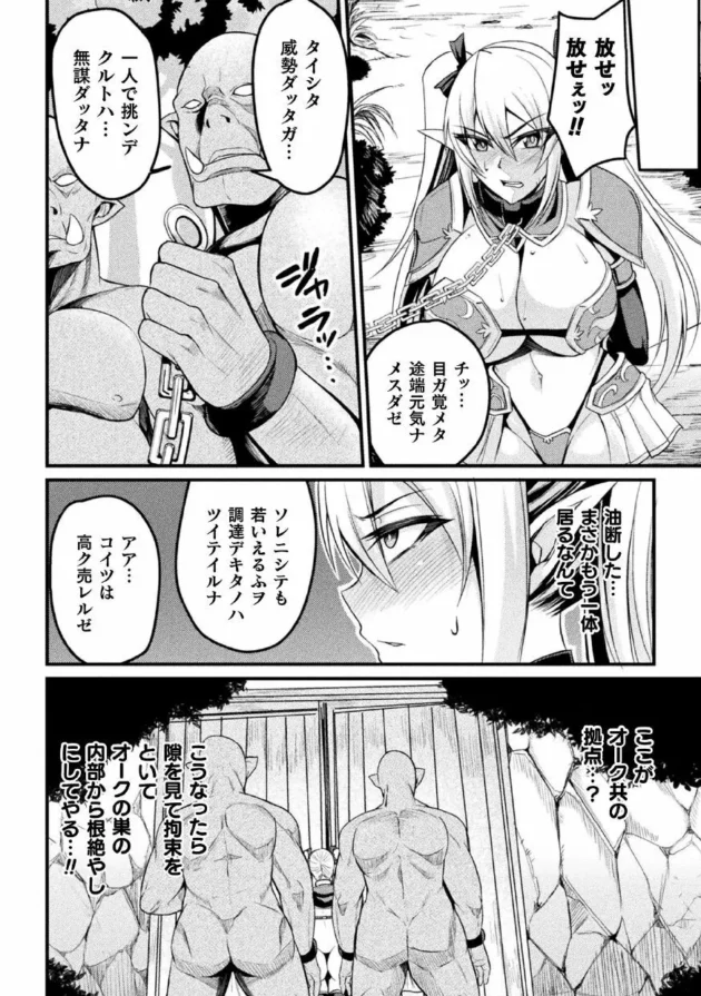 エルフの女戦士がオークに捕らわれてしまい肉便器堕ち…【無料 エロ同人】4