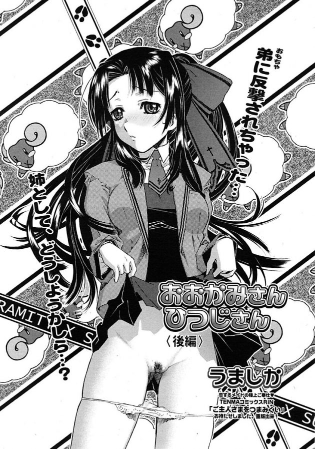 いつも玩具にしてた弟に反撃の中出しセックスされちゃったｗ│おおかみさん　ひつじさん〈後編〉 (1)