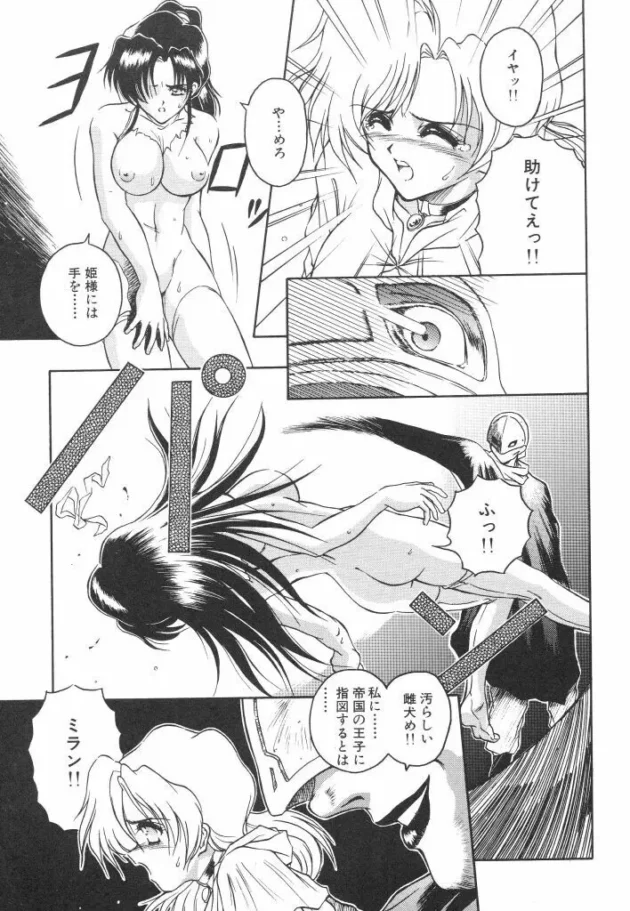 女騎士が敵に捕まって陵辱されちゃう！目の前で姫様を犯されて崩壊寸前に【無料 エロ同人】-11