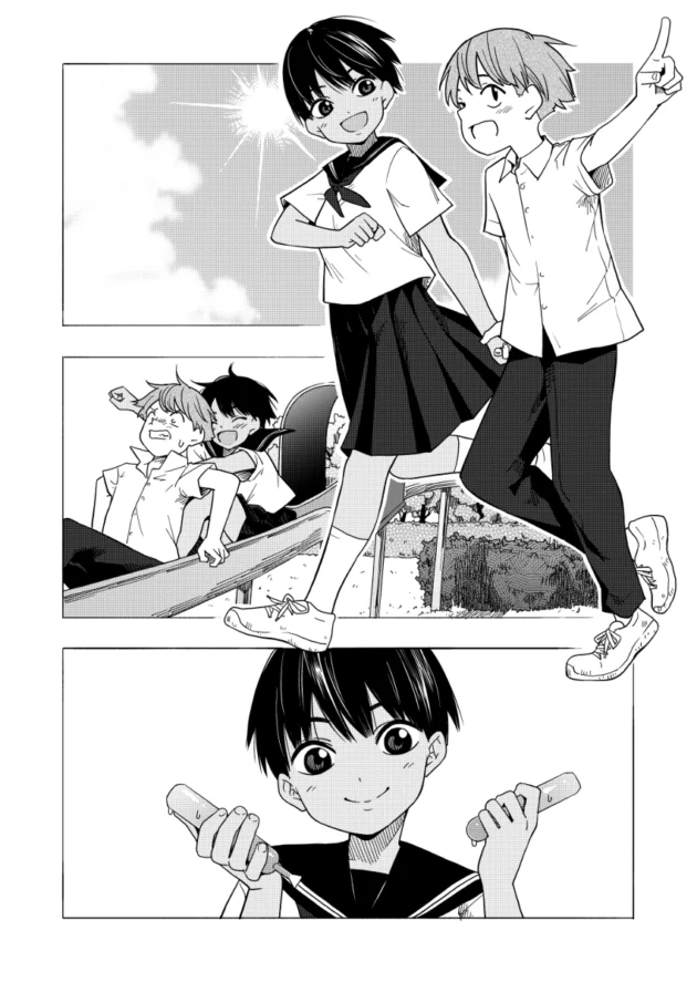 ラブラブになったさつきとたくみが想い出の場所でエッチしちゃう♪【無料 エロ漫画】-4