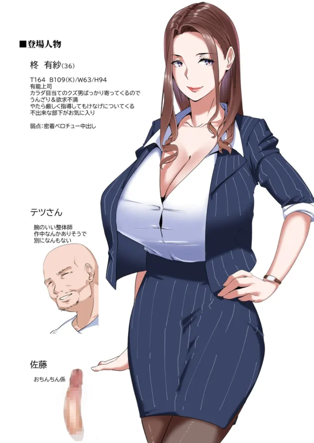 仕事には厳しい爆乳女上司がドスケベサービスしてくれるもう一つの顔を持っていたｗ【無料 エロ漫画】-2