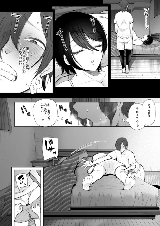 同居中の兄嫁の寝込み襲って睡眠姦で中出ししちゃう引きこもり少年ｗ【無料 エロ漫画】-23