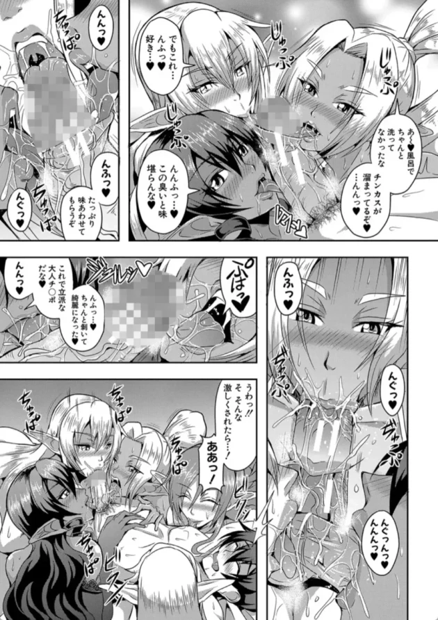 【エロ漫画】エルフハーレムの杜と子作り契約-エルフハーレム物語 【エロ同人 無料】(14)